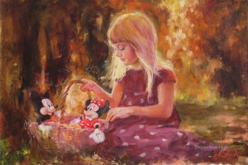 Mickey Mouse Sunshine Girl IS Disney Oil Paintings